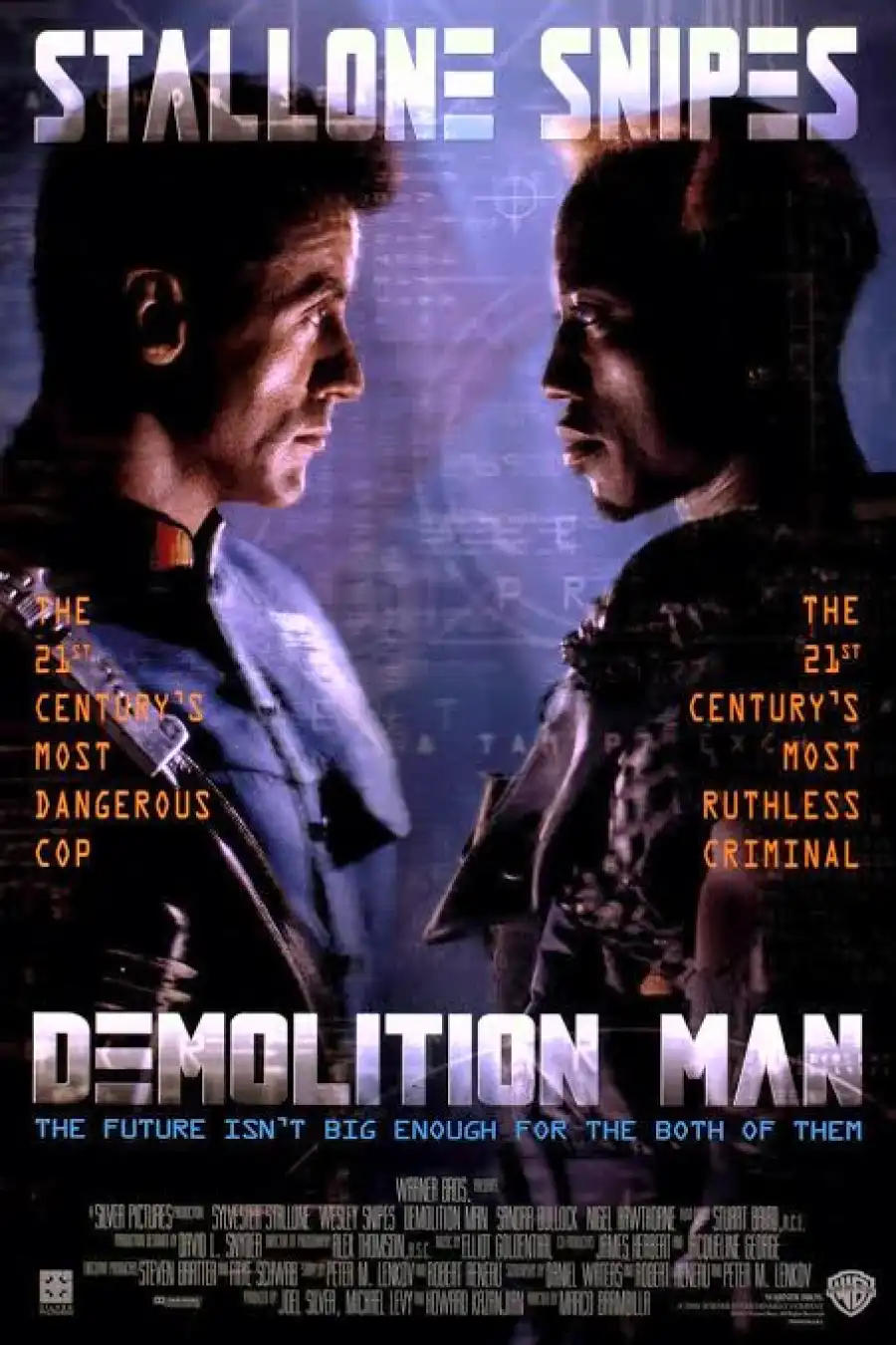 Demolition Man movie poster